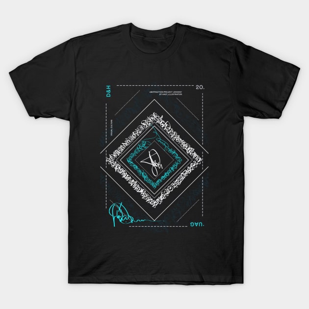 Abstract Calligraphy T-Shirt by DenielHast